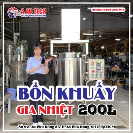 Bồn khuấy gia nhiệt 200l: Giải pháp sản xuất tuyệt vời